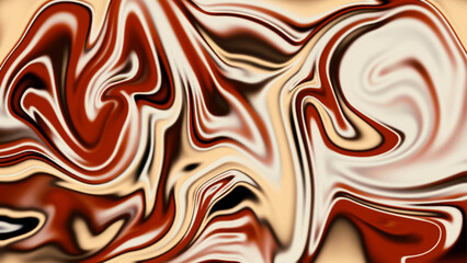 Abstract Chocolate background with liquify effect, brown marble pattern texture abstract background. Light marble texture background,
