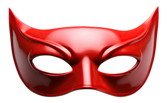 Superhero mask, cut out