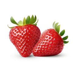 strawberry isolated on white background