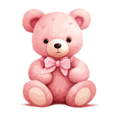 Baby Bear Nursery Clipart Pink Teddy Bear clipart 