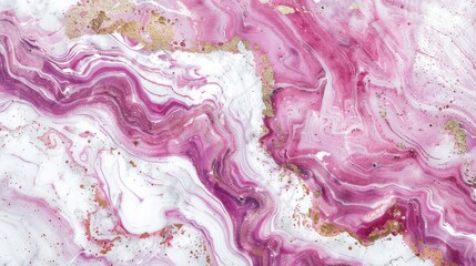Detailed view of swirling purple and white marble backdrop, background, wallpaper