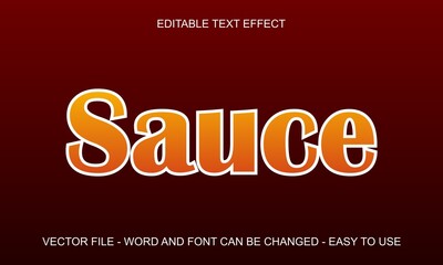 Editable text effect hot sauce mock up, spicy text style