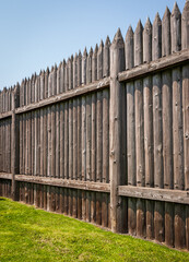 The Fence at Fort Vancouver National Historic Site in Washington State