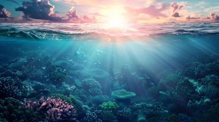 Foto op Plexiglas world ocean day or World Ocean Day. © Tong