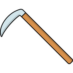 Sickle Illustration Isolated PNG