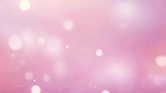 pink background with bokeh 4k motion background video