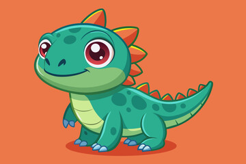 cute cartoon character xixiasaurus 