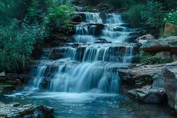 Obraz premium Aqua Cascade.