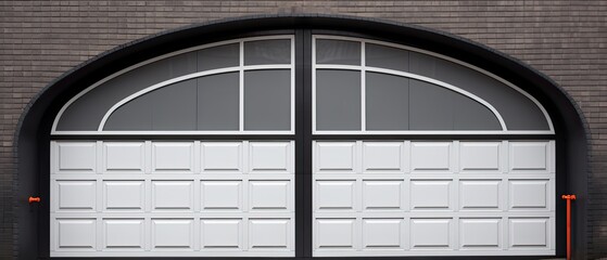 Step into the future with a sleek, new modern car garage door, blending style and functionality seamlessly.