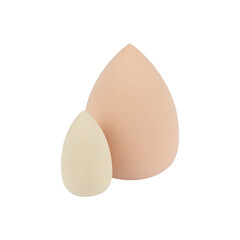 set of makeup sponge isolated from background	