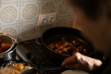 Typical Catalan Easter dessert Roscos de Semana Santa 