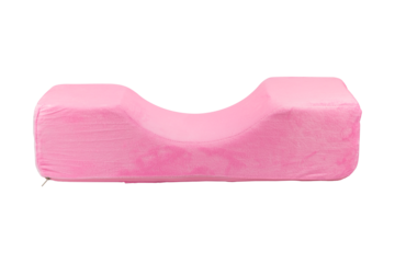 flannel pillows, eyelash salon pillow, massage parlor pillow, trapeze pillow for couches isolated from background