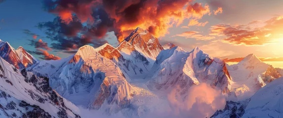 Zelfklevend Fotobehang Himalaya Photo of K2 mountain in himalayas