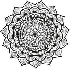 This is simple and vector Mandala  background and This Mandala background is editable.
