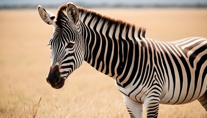 A Zebra In A Safari Adventure