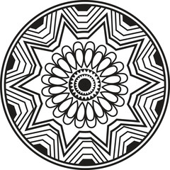 This is simple and vector Mandala  background and This Mandala background is editable.