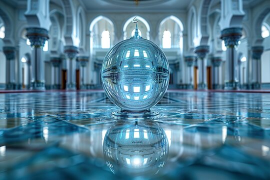 beautiful mosque Islamic background 