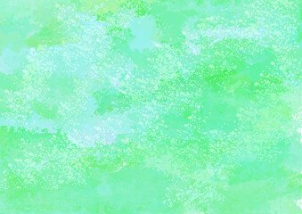 緑　黄緑　葉　水彩　手描き　バック　模様　背景