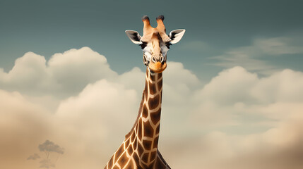Giraffe portrait