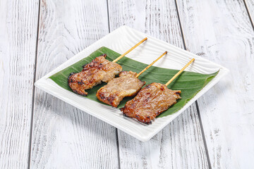 Thai cuisine - grilled pork skewer