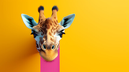Obraz premium cute giraffe