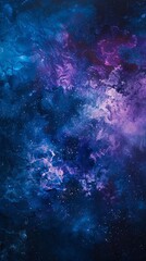 Fototapeta na wymiar A space scene featuring a gradient of cosmic blues and purples, filled with countless stars, background, wallpaper