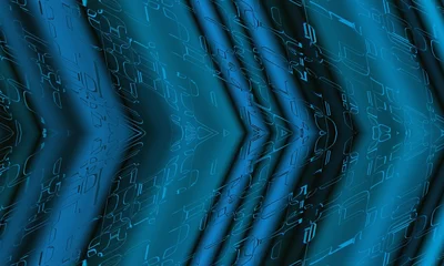 Foto op Aluminium texture water pattern art blue paint design color cloth rain light wet fabric © Andrzej