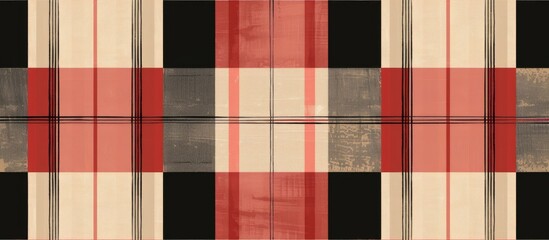 Fototapeta premium Seamless plaid pattern design in format for various applications.