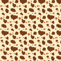 Cow print pattern animal seamless for printing, cutting, or crafts Ideal for  wall stickers, home decorate, mugs, stickers and more.