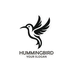 Hummingbird logo vector