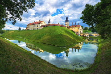 Nesvizh Castle in Nyasvizh, Belarus