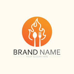 Hat chef logo template