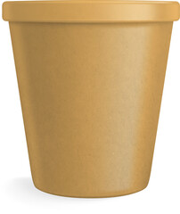 Round Container Box Mockup