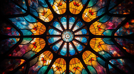 Construction of patterned, contoured, mosaic, pictorial stained glass windows