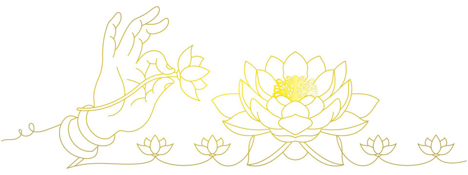 lotus flower vector design for Vesak Day 4