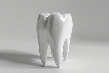 An isolated 3D tooth