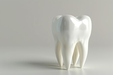 An isolated 3D tooth