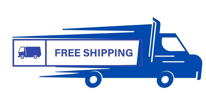 Free Shipping Company logos in truck shape fix board on truck board