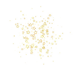 Christmas spirit. Scattered falling stars.