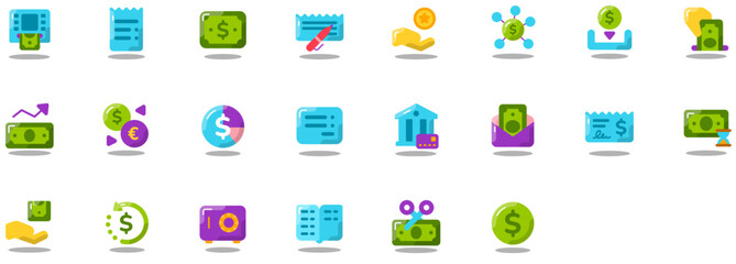 Set of Finance & Billing icons
