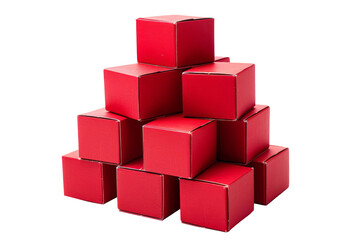 Obraz premium Boxes parcels or cardboard from various side for packaging isolated on transparent png background, open and close carton.