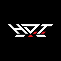 HDT letter logo vector design, HDT simple and modern logo. HDT luxurious alphabet design