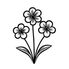 Fototapeta na wymiar Flower vector illustration 