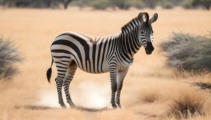 A Zebra In A Safari Exploration