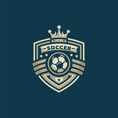 Fototapeta premium Football logo vector