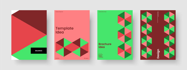 Fototapeta premium Creative Poster Layout. Abstract Report Template. Isolated Banner Design. Business Presentation. Brochure. Flyer. Background. Book Cover. Journal. Notebook. Leaflet. Portfolio. Magazine