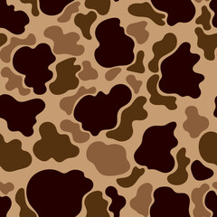 vector old school camouflage pattern, duck hunter camouflage, vintage camouflage,  © Md. Dalim