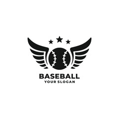 Baseball logo vector