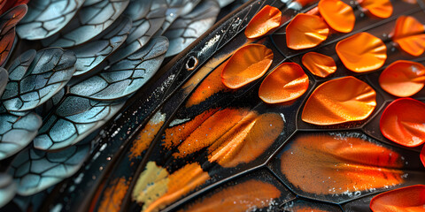 HD Butterfly Wing Close-Up Wallpaper