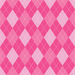 Fototapeta premium vector seamless argyle pattern design, argyle pattern,Argyle vector pattern. pink tone argyle pattern, seamless geometric pattern for clothing, wrapping paper, backdrop, background, 
